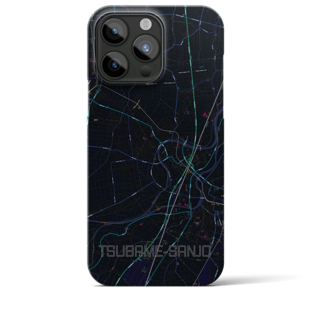 【燕三条(新潟県)】地図柄iPhoneケース(バックカバータイプ)
