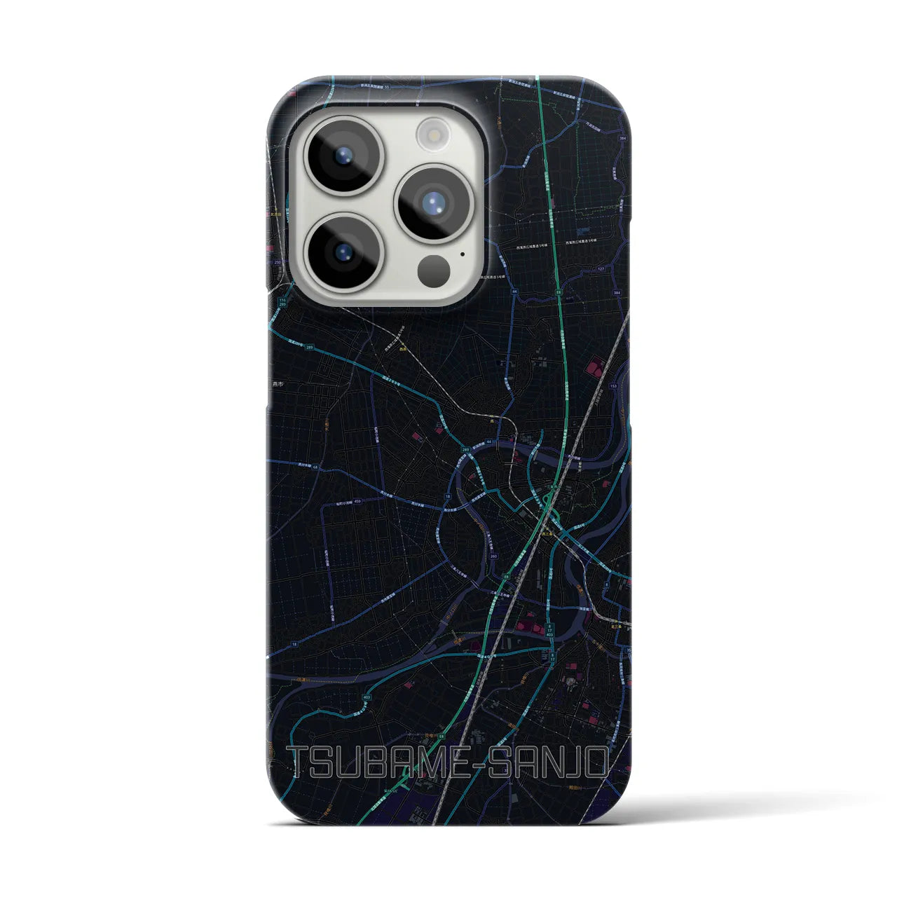 【燕三条(新潟県)】地図柄iPhoneケース(バックカバータイプ)