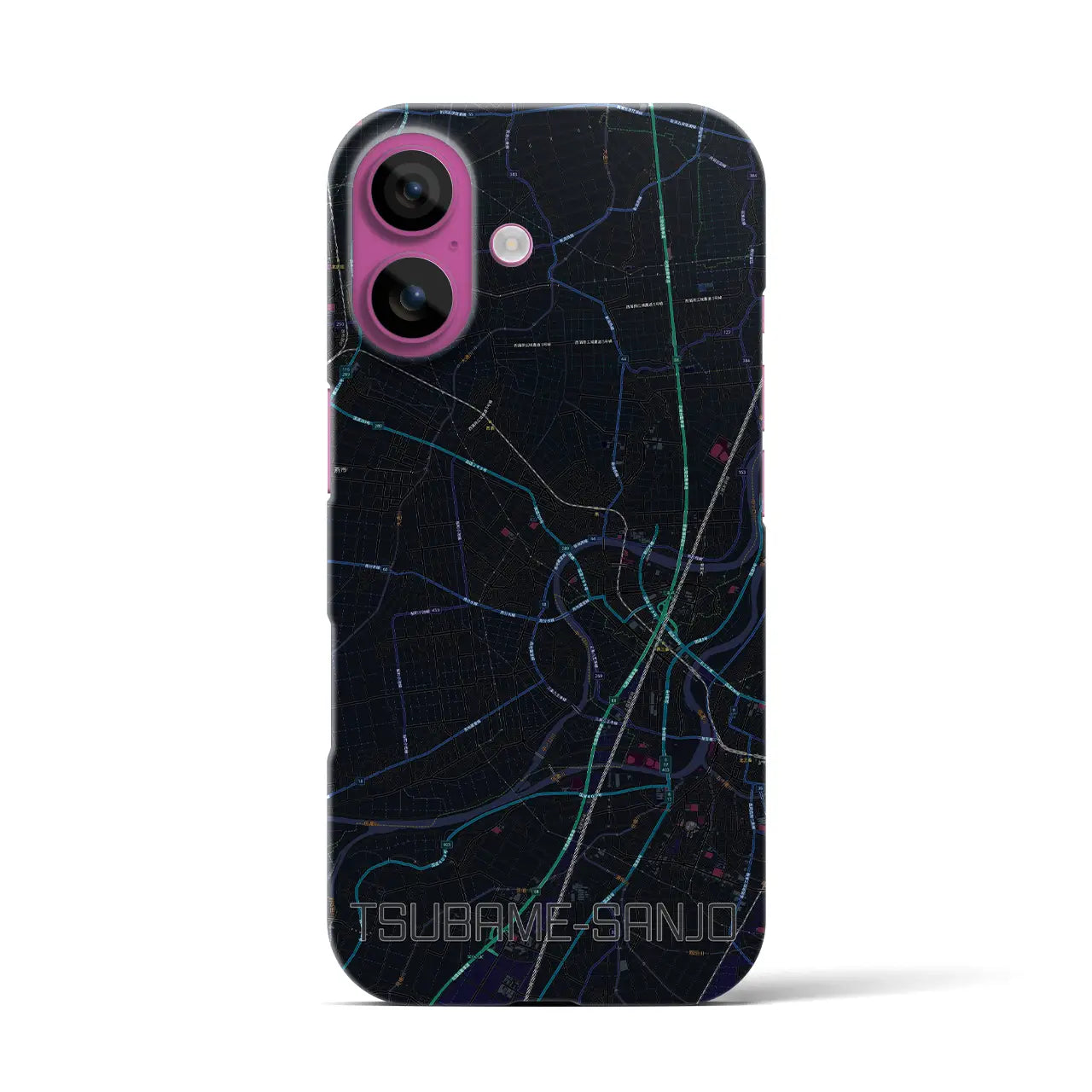 【燕三条(新潟県)】地図柄iPhoneケース(バックカバータイプ)