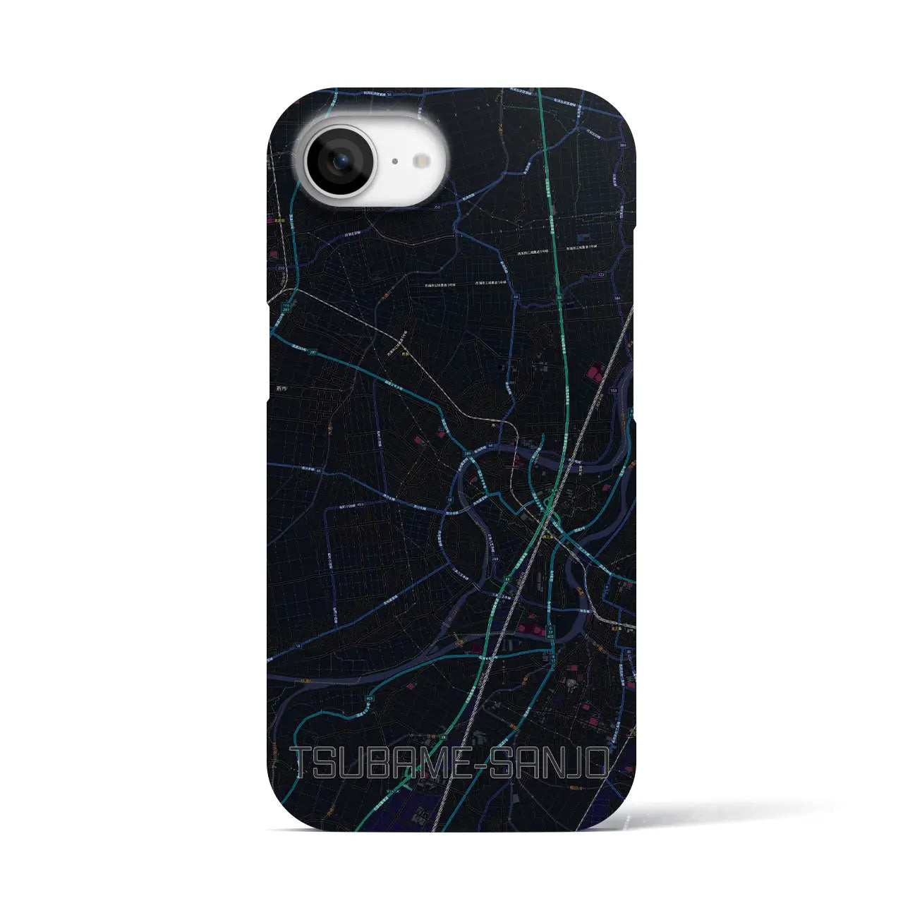 【燕三条(新潟県)】地図柄iPhoneケース(バックカバータイプ)