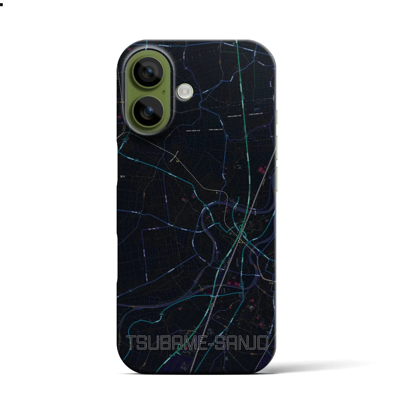 【燕三条(新潟県)】地図柄iPhoneケース(バックカバータイプ)