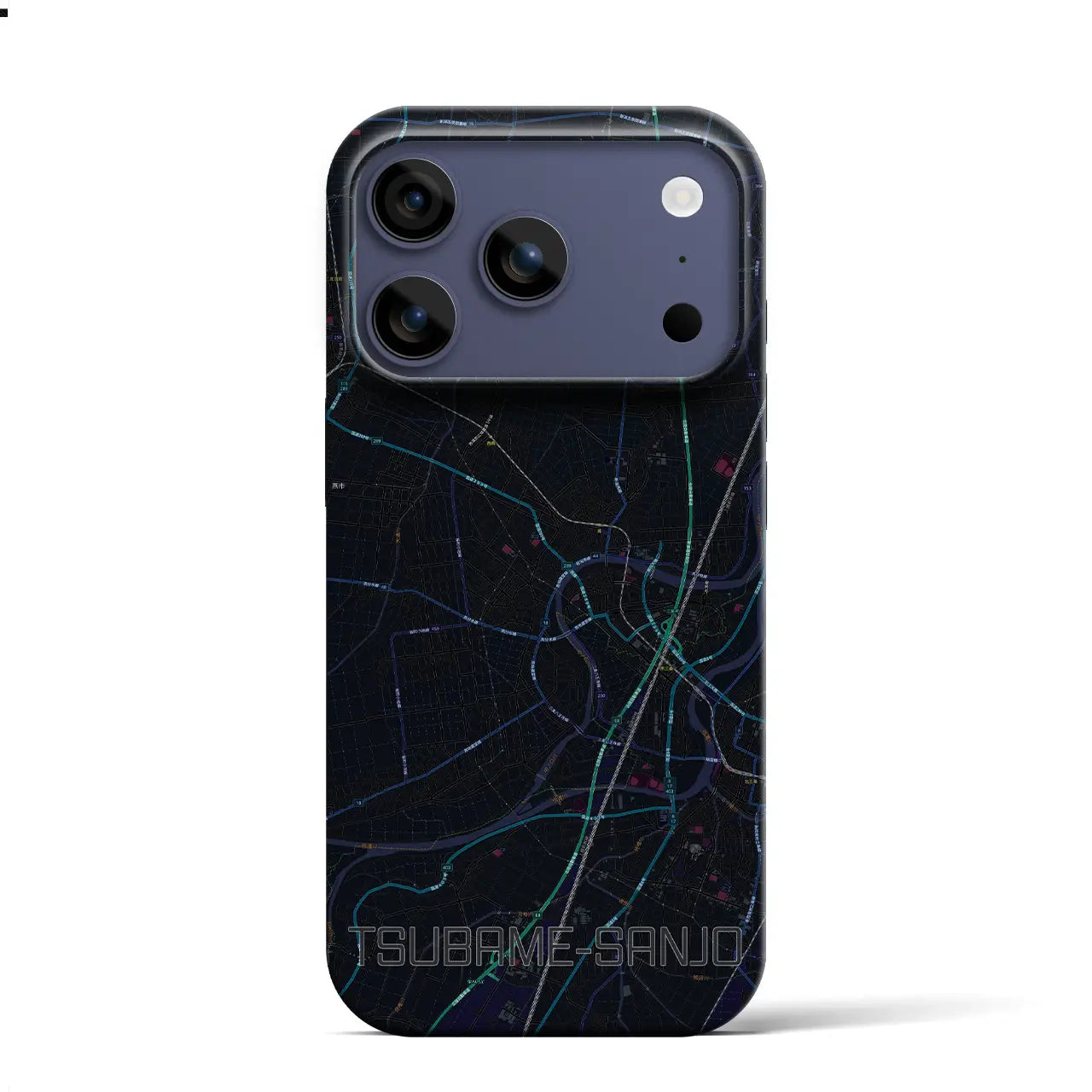 【燕三条(新潟県)】地図柄iPhoneケース(バックカバータイプ)