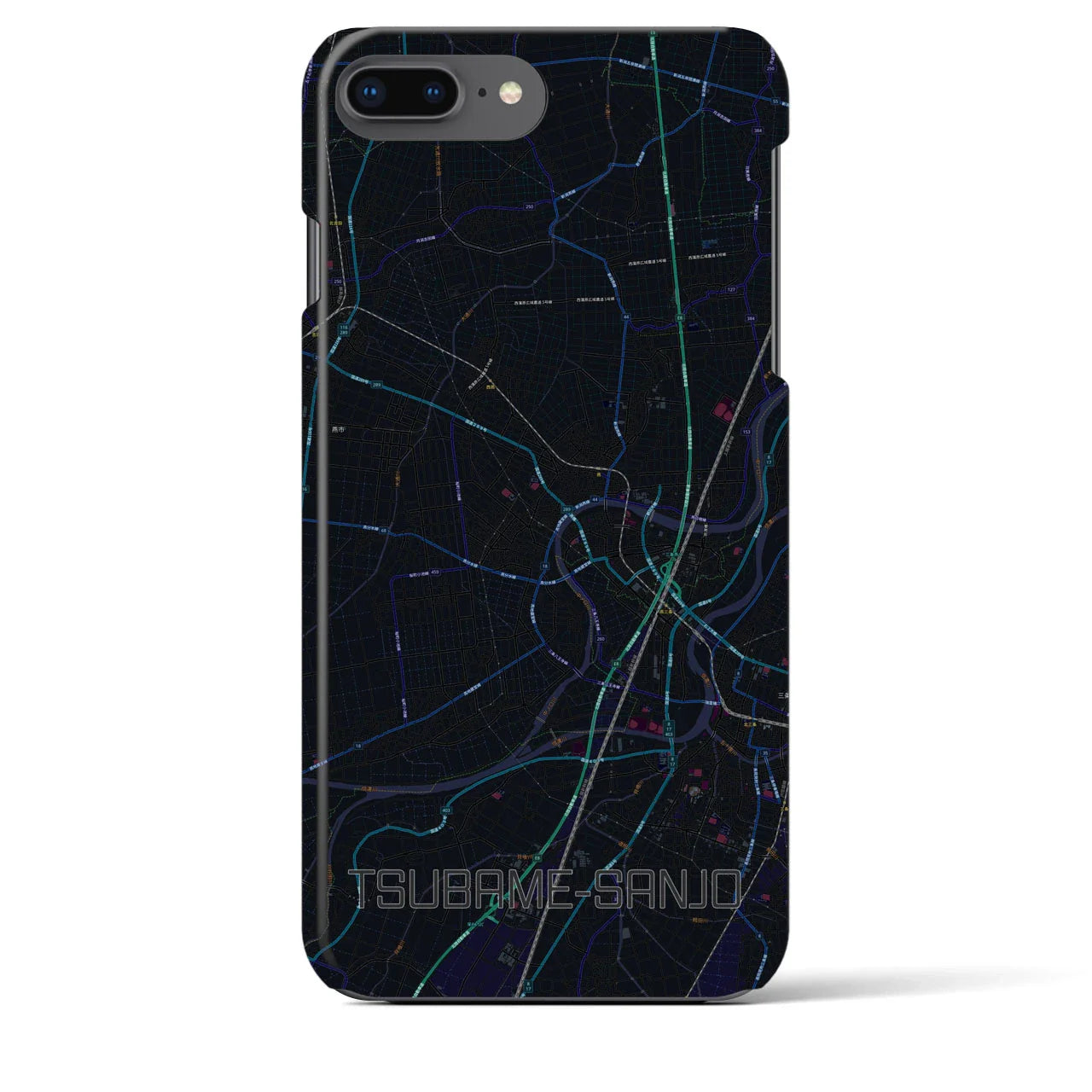 【燕三条(新潟県)】地図柄iPhoneケース(バックカバータイプ)