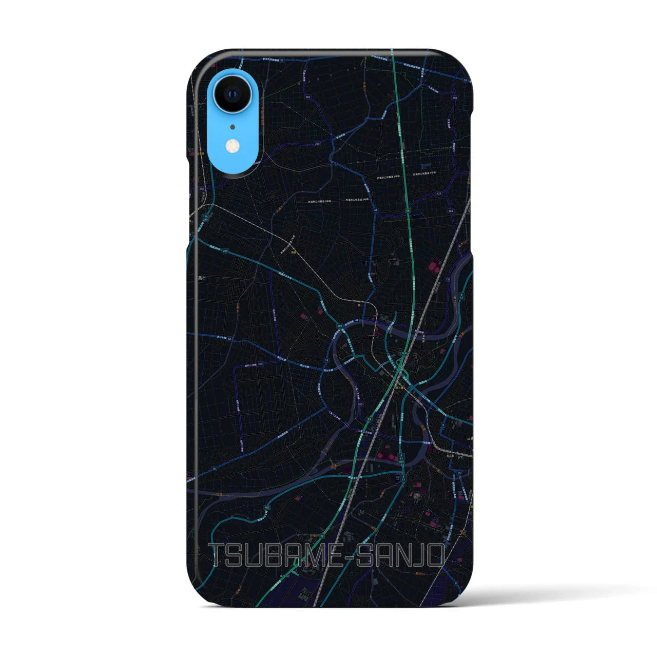 【燕三条(新潟県)】地図柄iPhoneケース(バックカバータイプ)