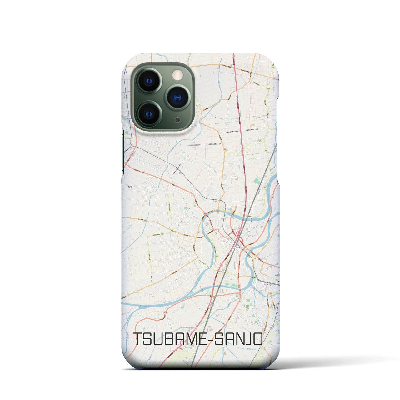 【燕三条(新潟県)】地図柄iPhoneケース(バックカバータイプ)