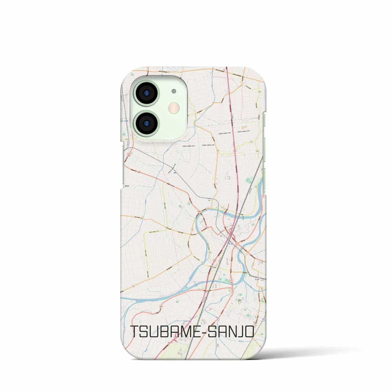 【燕三条(新潟県)】地図柄iPhoneケース(バックカバータイプ)