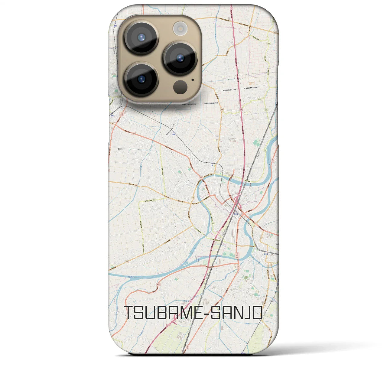 【燕三条(新潟県)】地図柄iPhoneケース(バックカバータイプ)