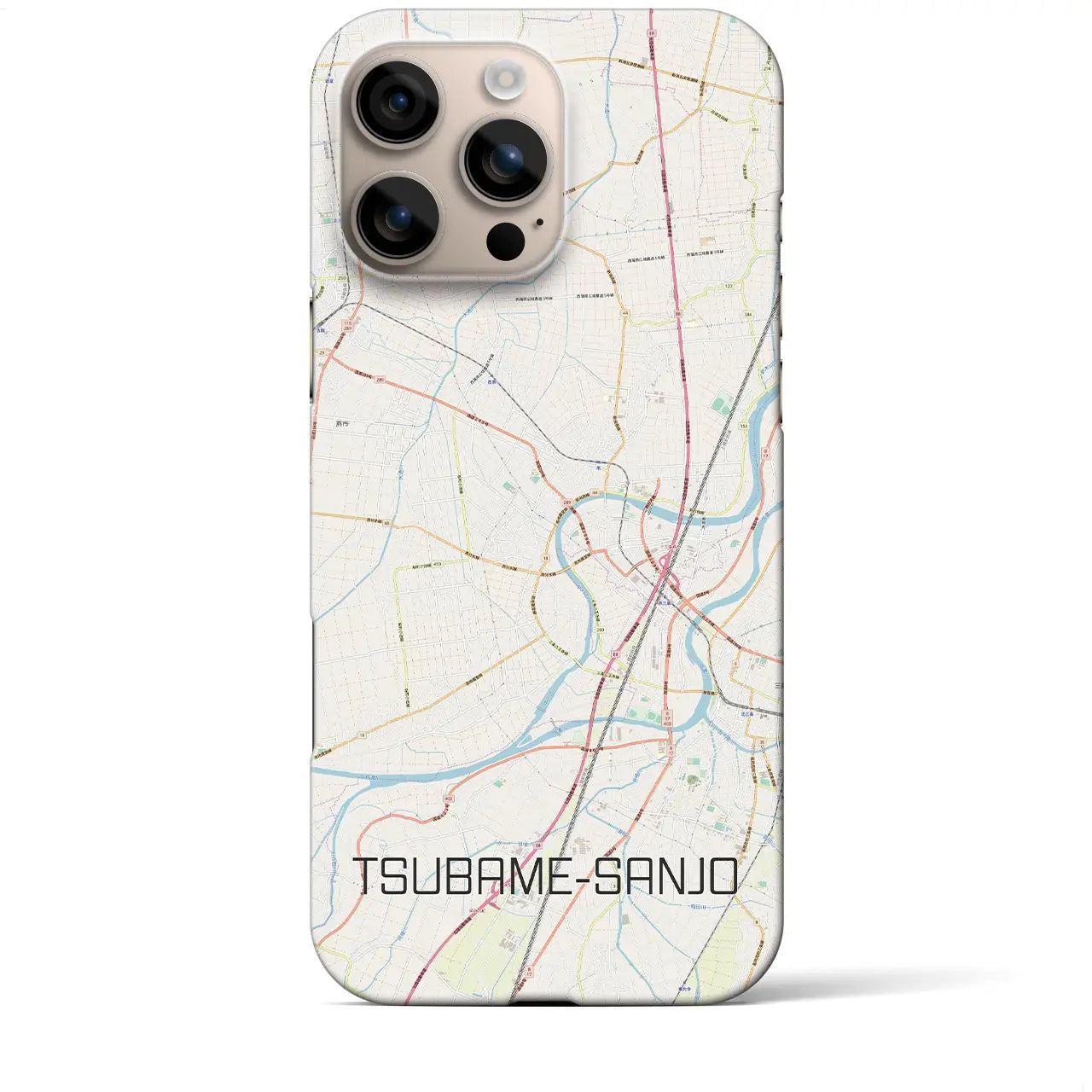 【燕三条(新潟県)】地図柄iPhoneケース(バックカバータイプ)