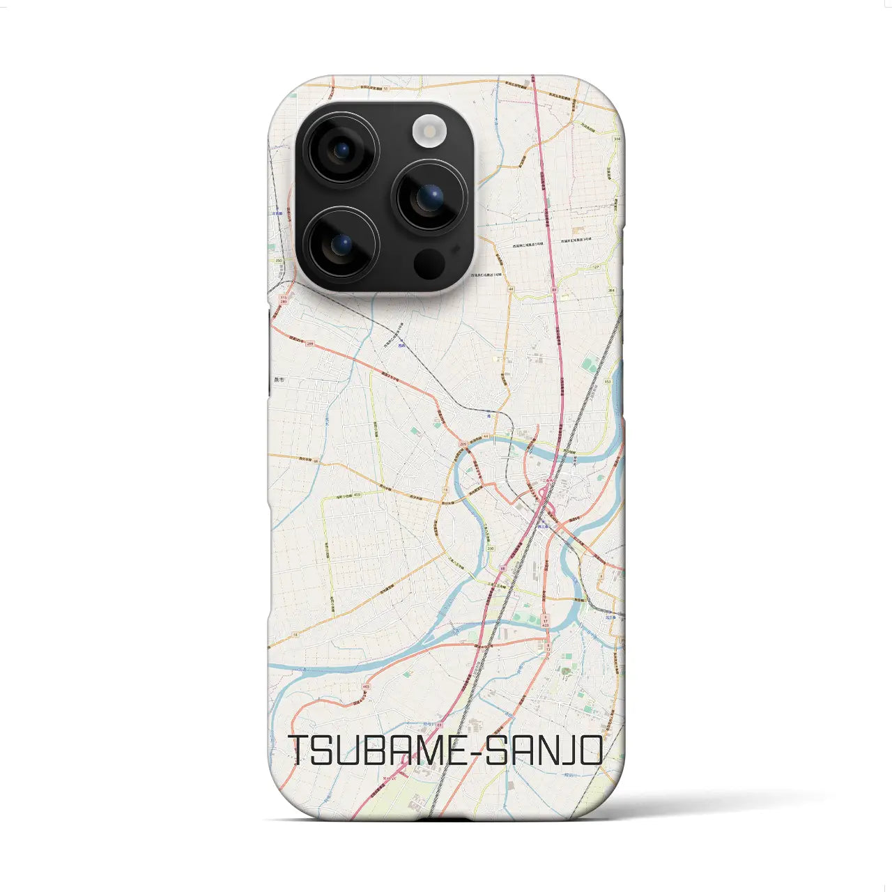 【燕三条(新潟県)】地図柄iPhoneケース(バックカバータイプ)