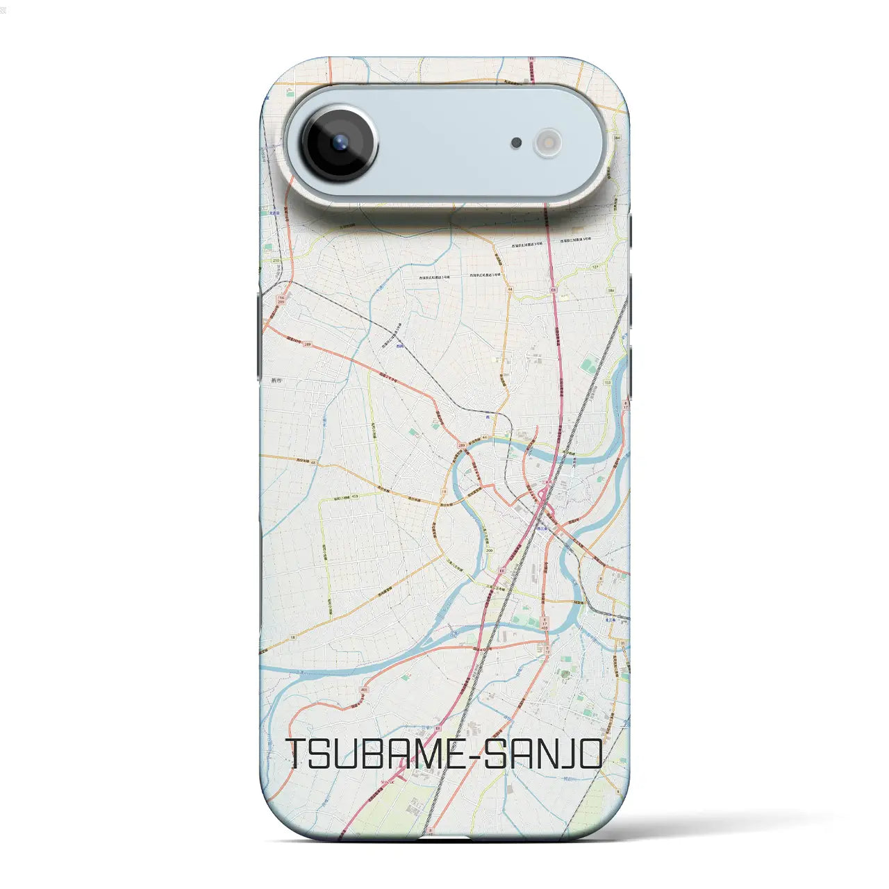 【燕三条(新潟県)】地図柄iPhoneケース(バックカバータイプ)