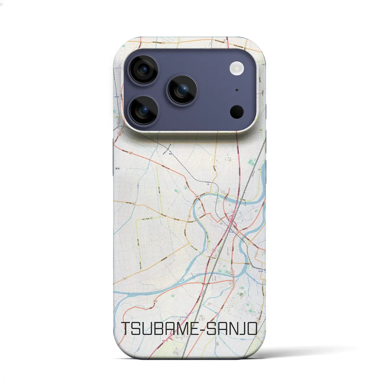 【燕三条(新潟県)】地図柄iPhoneケース(バックカバータイプ)