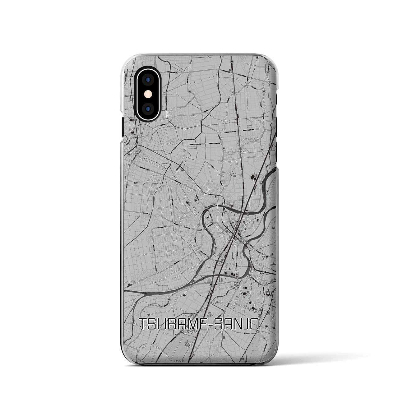 【燕三条(新潟県)】地図柄iPhoneケース(クリアタイプ)