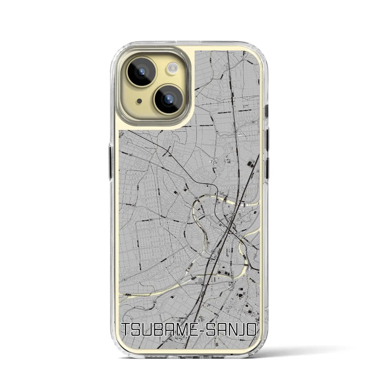 【燕三条(新潟県)】地図柄iPhoneケース(MagSafeタイプ)