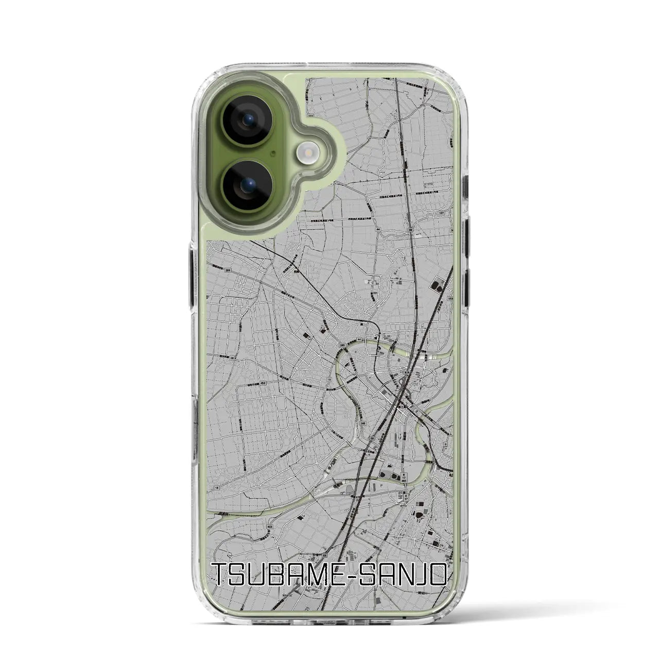 【燕三条(新潟県)】地図柄iPhoneケース(MagSafeタイプ)