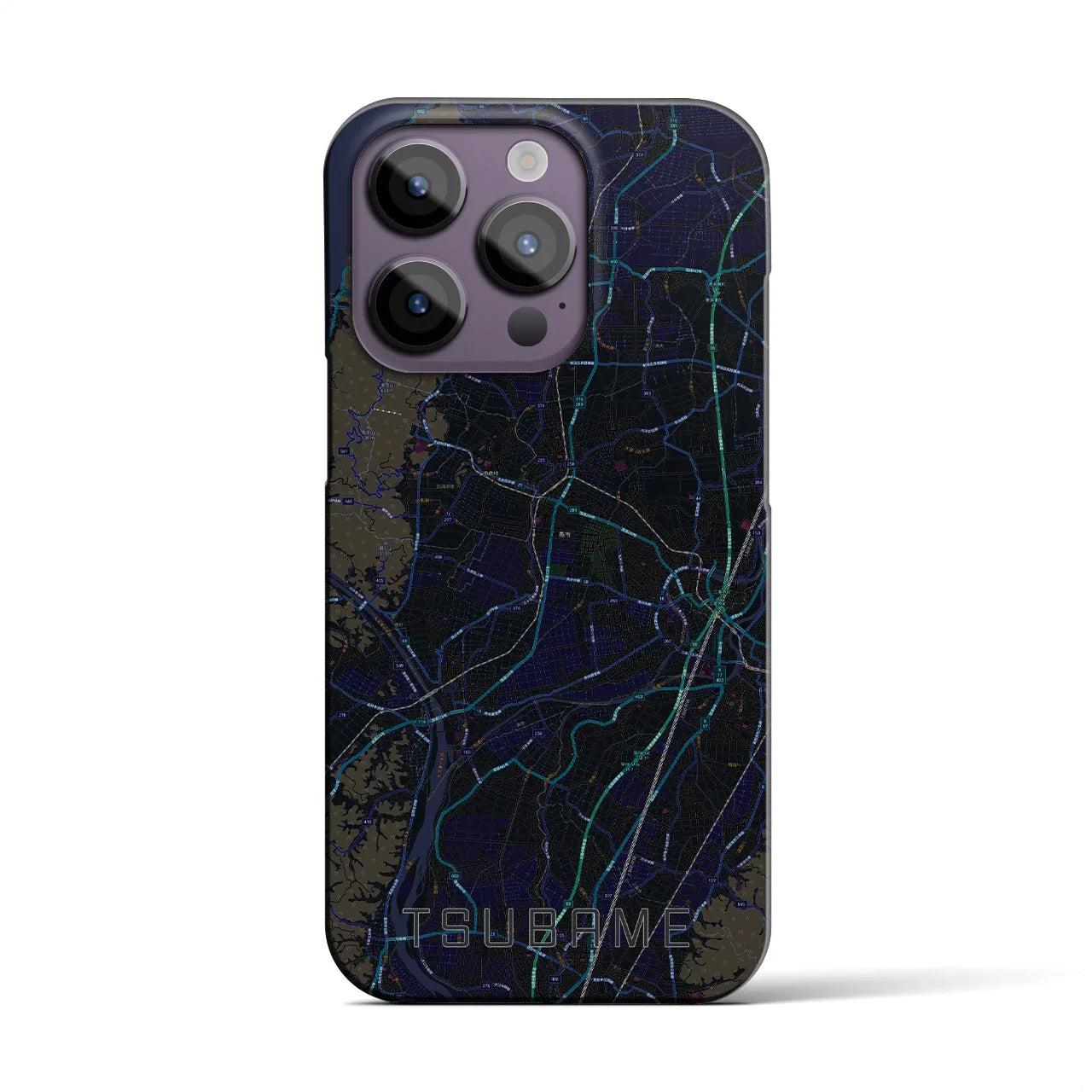 【燕(新潟県)】地図柄iPhoneケース(バックカバータイプ)