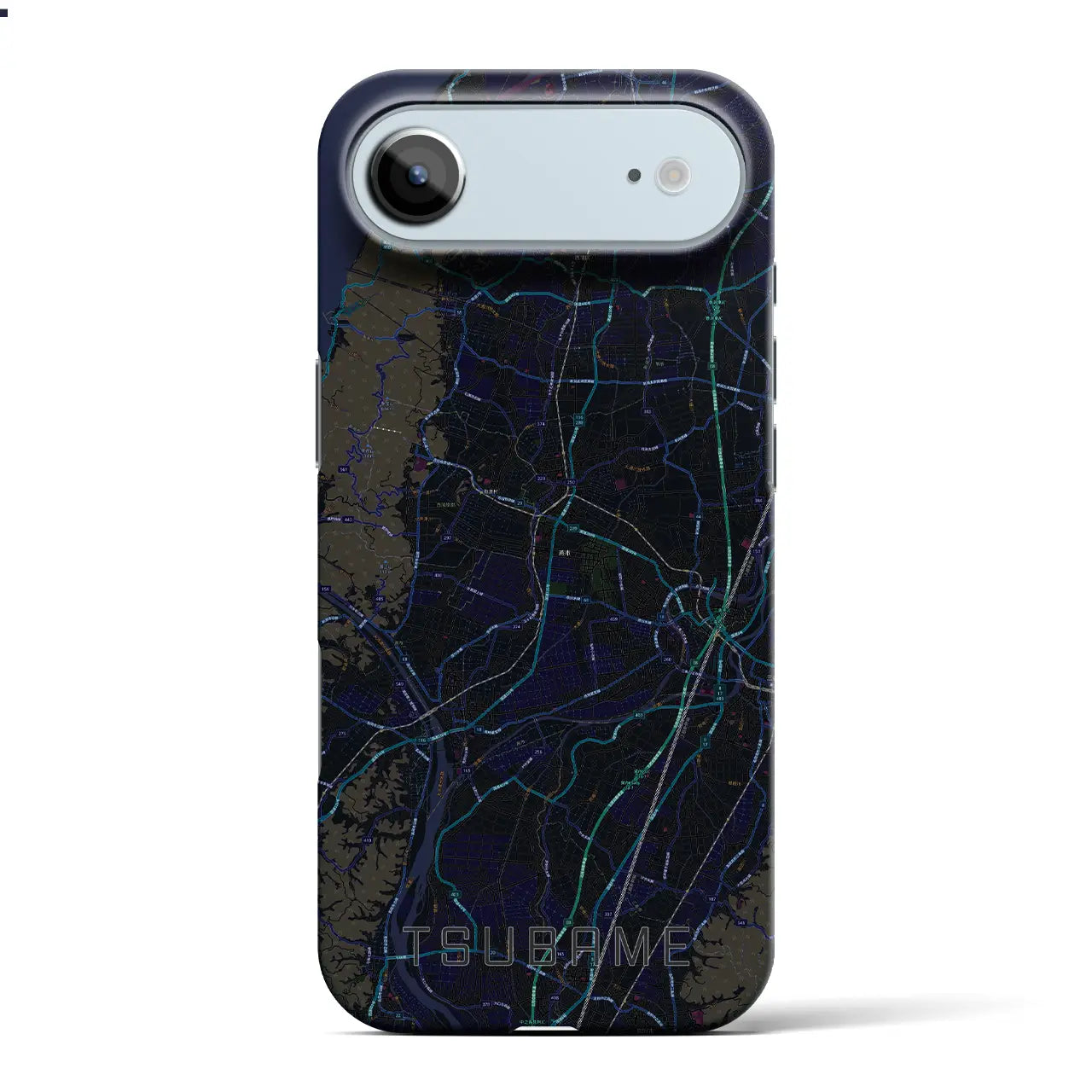 【燕(新潟県)】地図柄iPhoneケース(バックカバータイプ)