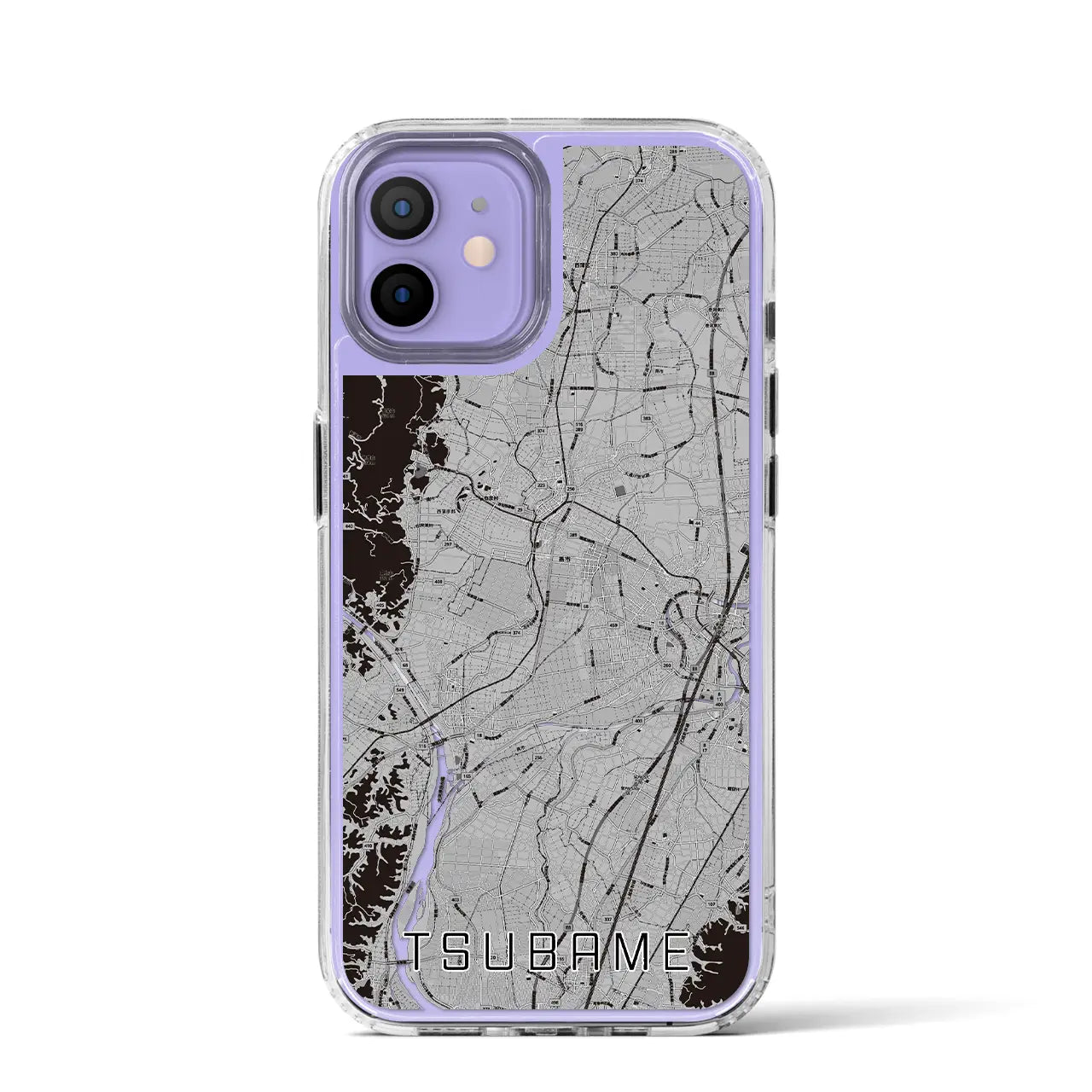 【燕(新潟県)】地図柄iPhoneケース(MagSafeタイプ)
