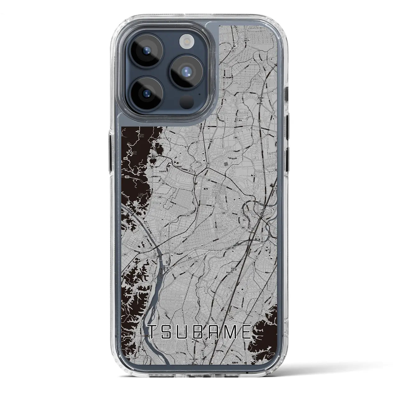 【燕(新潟県)】地図柄iPhoneケース(MagSafeタイプ)