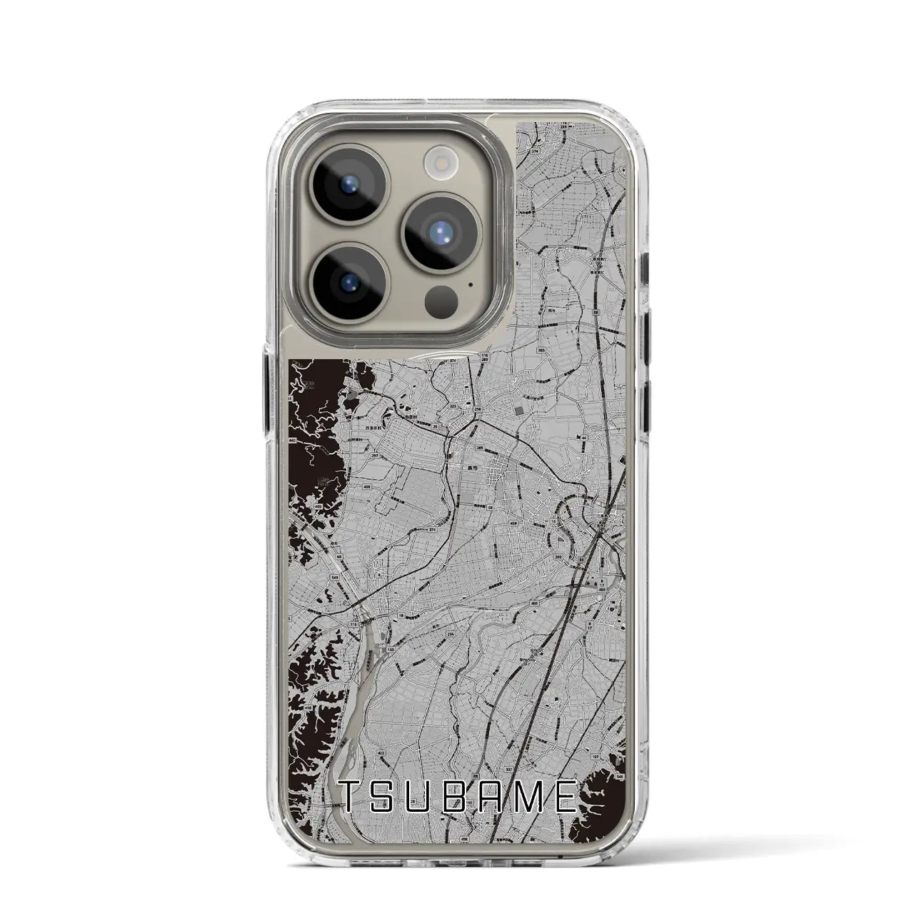 【燕(新潟県)】地図柄iPhoneケース(MagSafeタイプ)