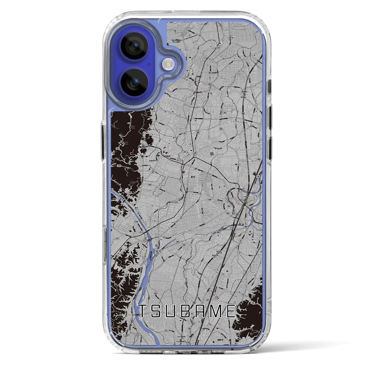 【燕(新潟県)】地図柄iPhoneケース(MagSafeタイプ)