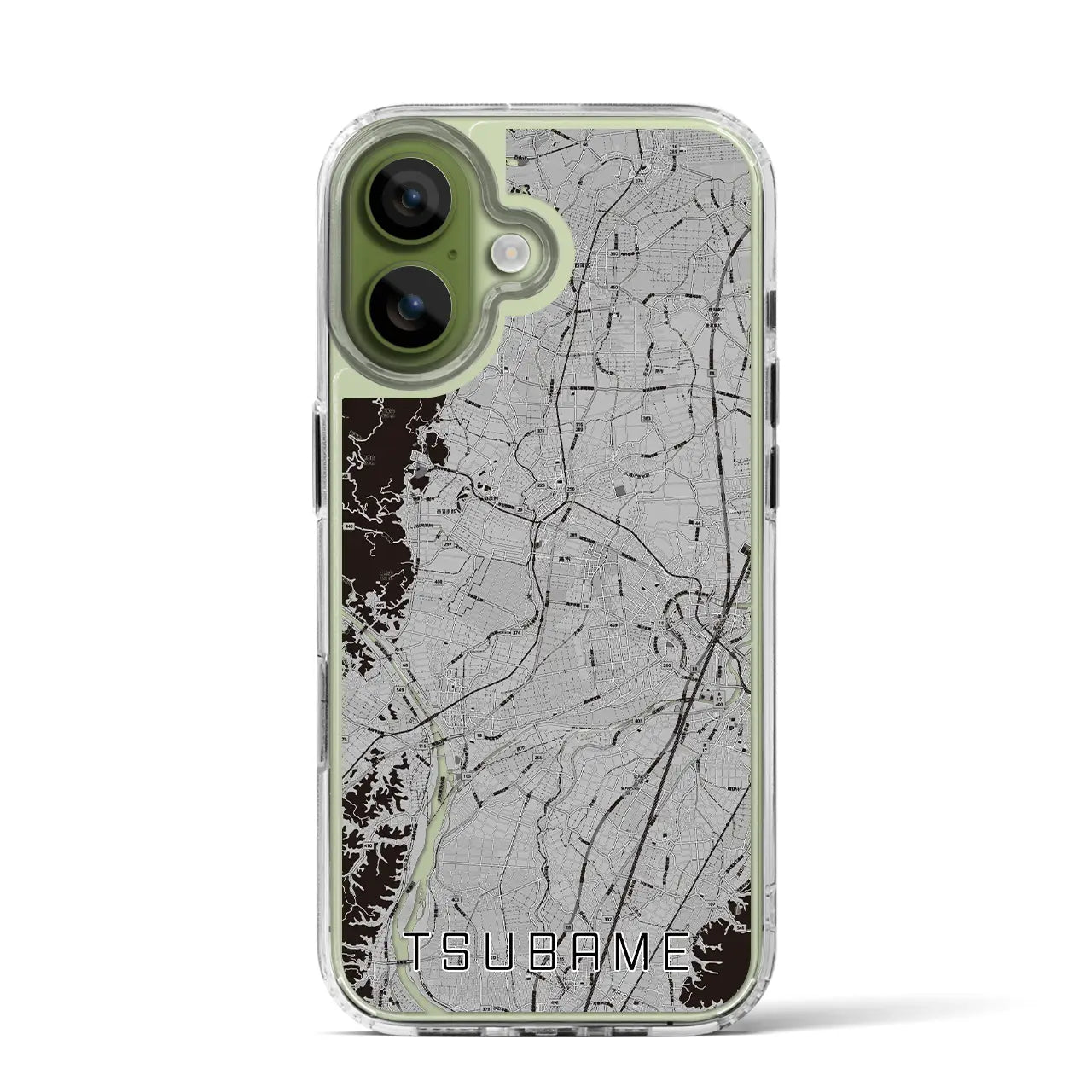 【燕(新潟県)】地図柄iPhoneケース(MagSafeタイプ)
