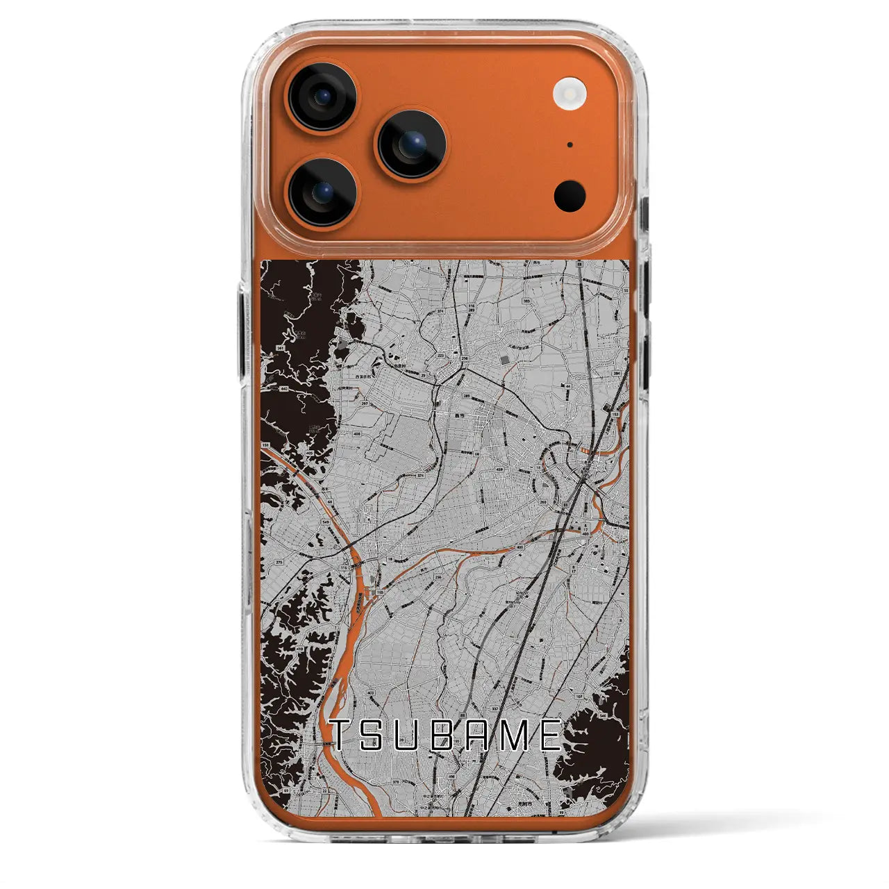 【燕(新潟県)】地図柄iPhoneケース(MagSafeタイプ)