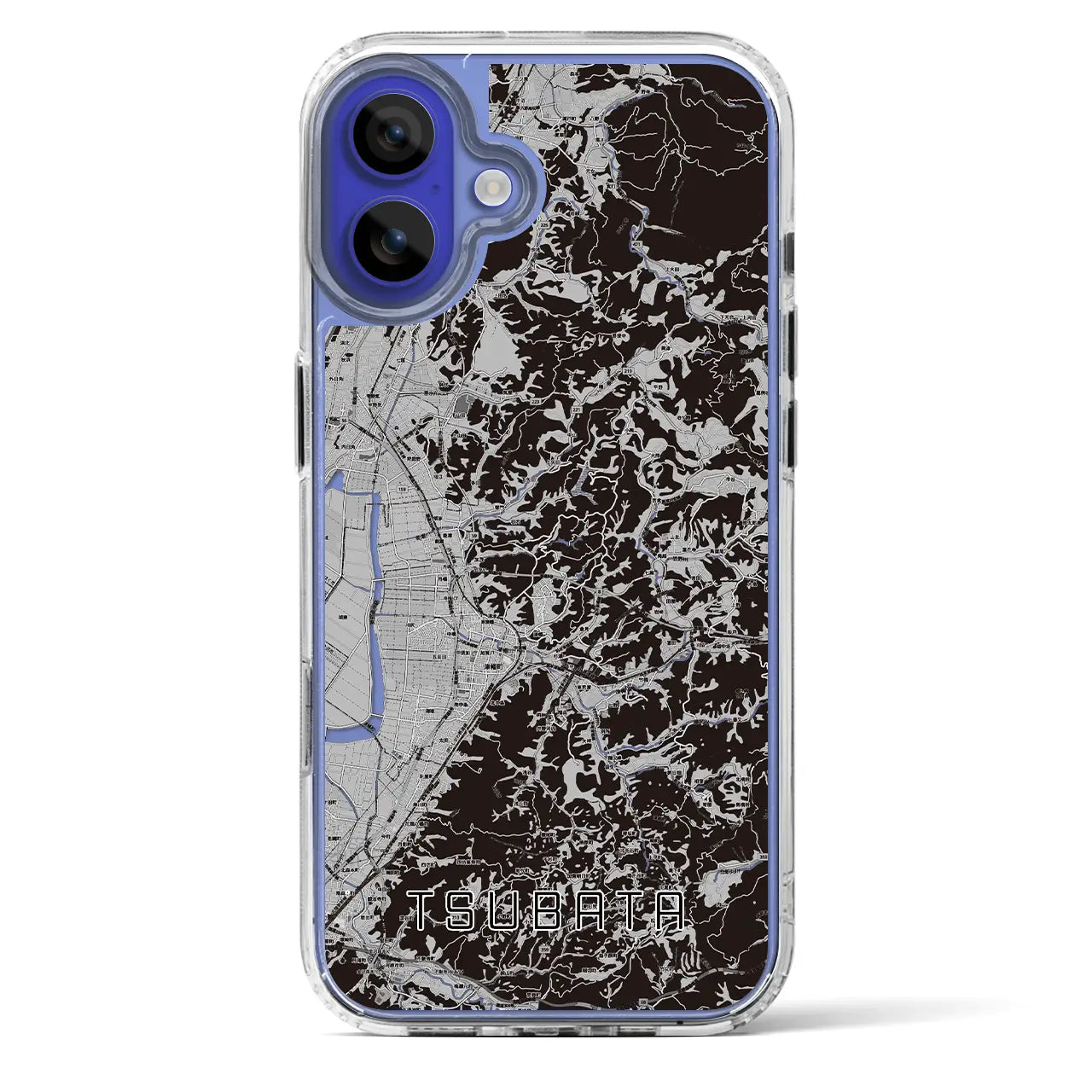 【津幡(石川県)】地図柄iPhoneケース(MagSafeタイプ)