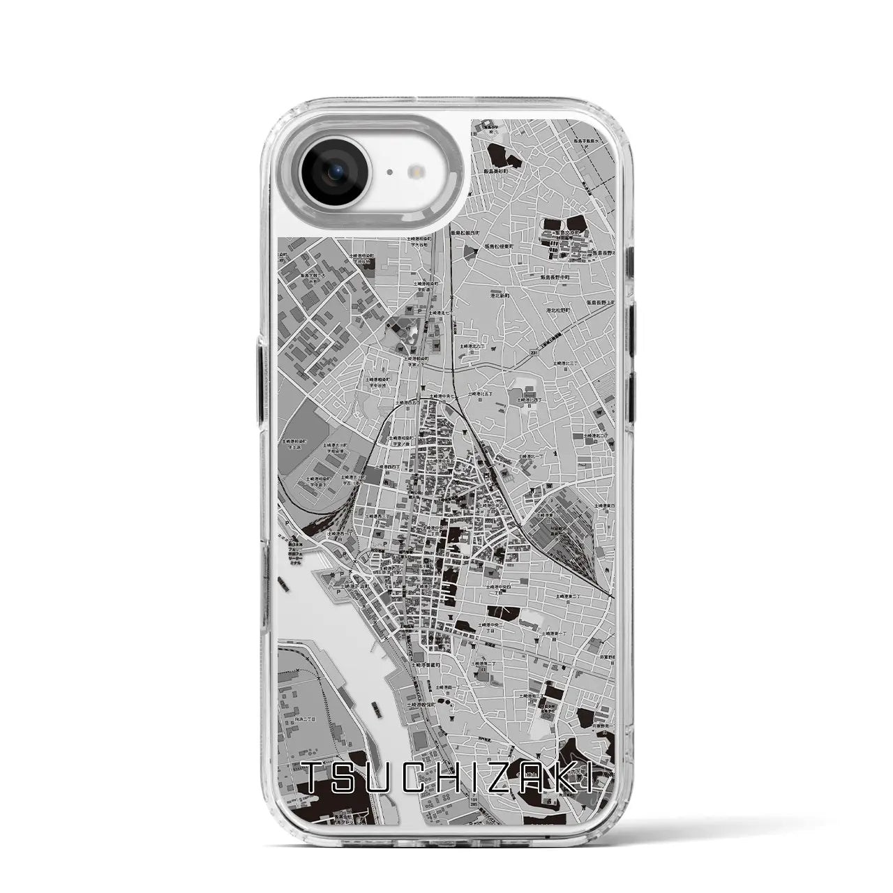 【土崎(秋田県)】地図柄iPhoneケース(MagSafeタイプ)