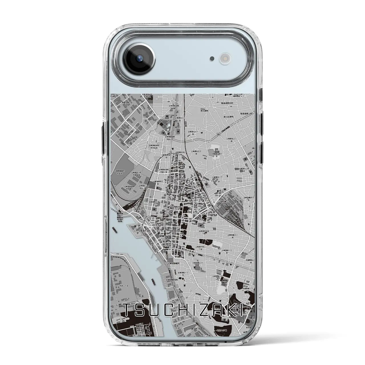 【土崎(秋田県)】地図柄iPhoneケース(MagSafeタイプ)