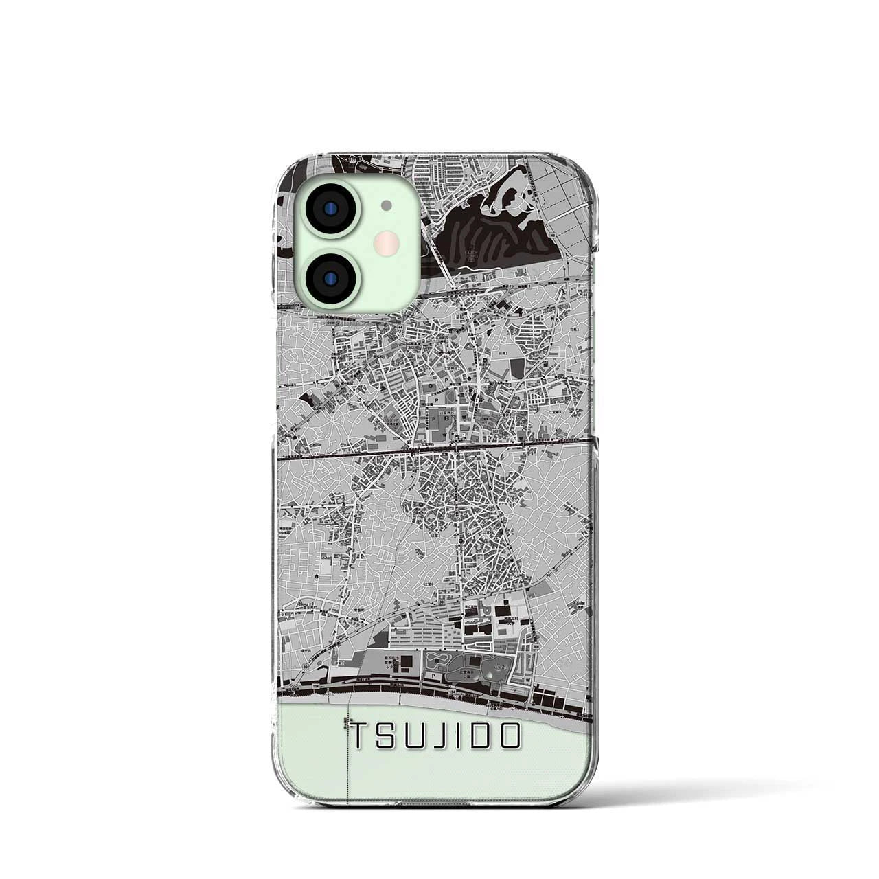 【辻堂(神奈川県)】地図柄iPhoneケース(クリアタイプ)