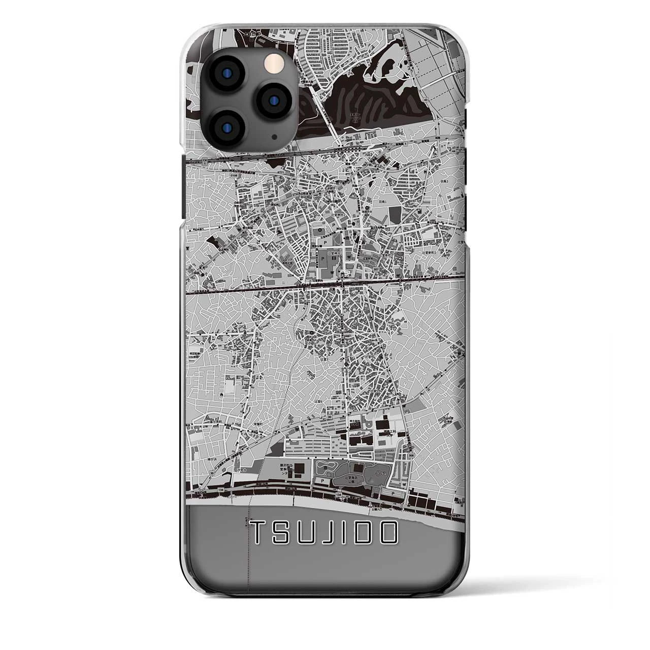 【辻堂(神奈川県)】地図柄iPhoneケース(クリアタイプ)