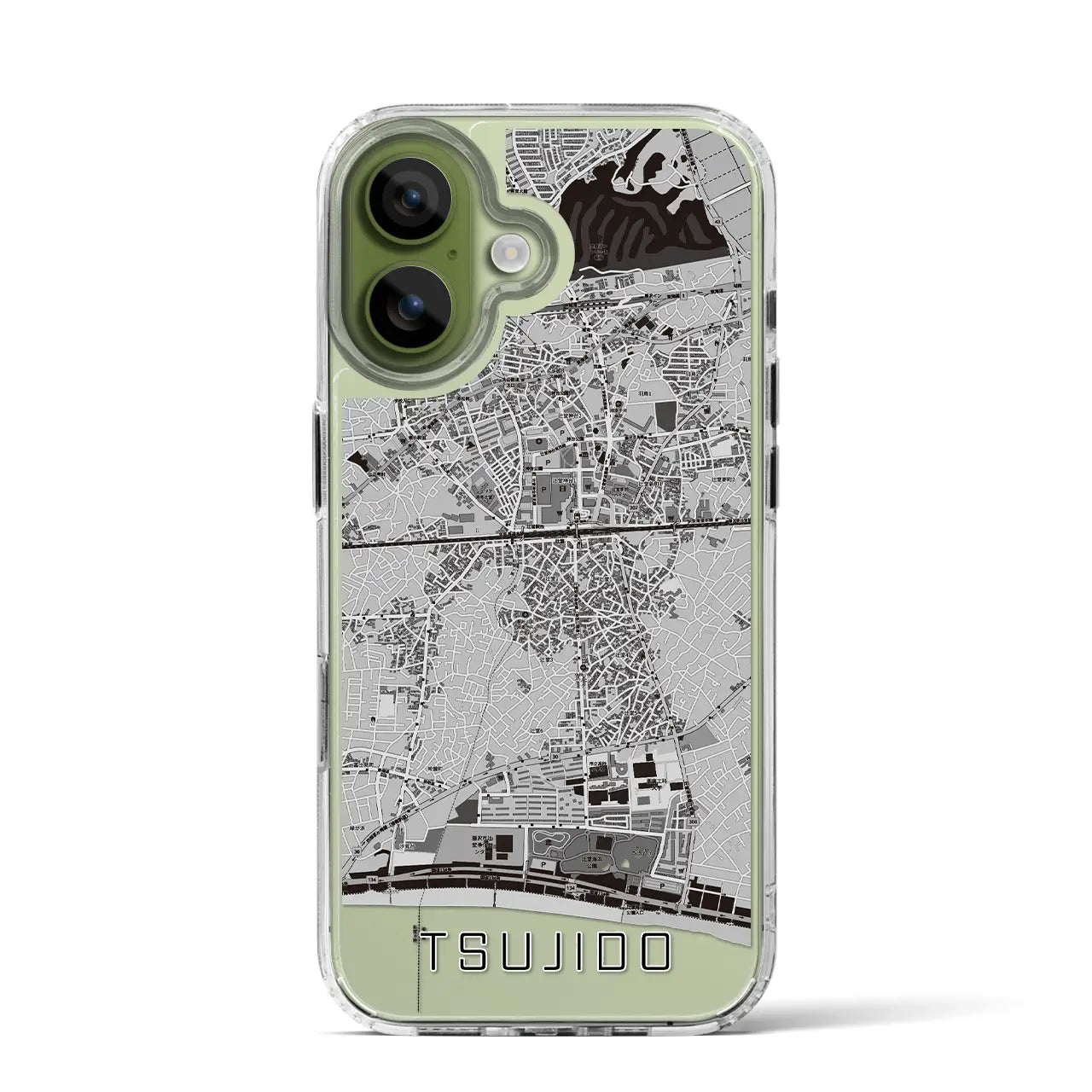 【辻堂(神奈川県)】地図柄iPhoneケース(MagSafeタイプ)