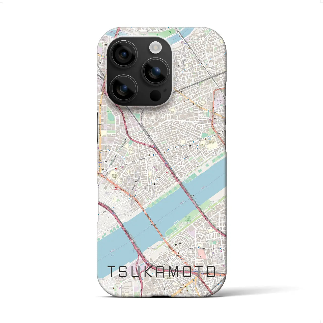 【塚本(大阪府)】地図柄iPhoneケース(バックカバータイプ)