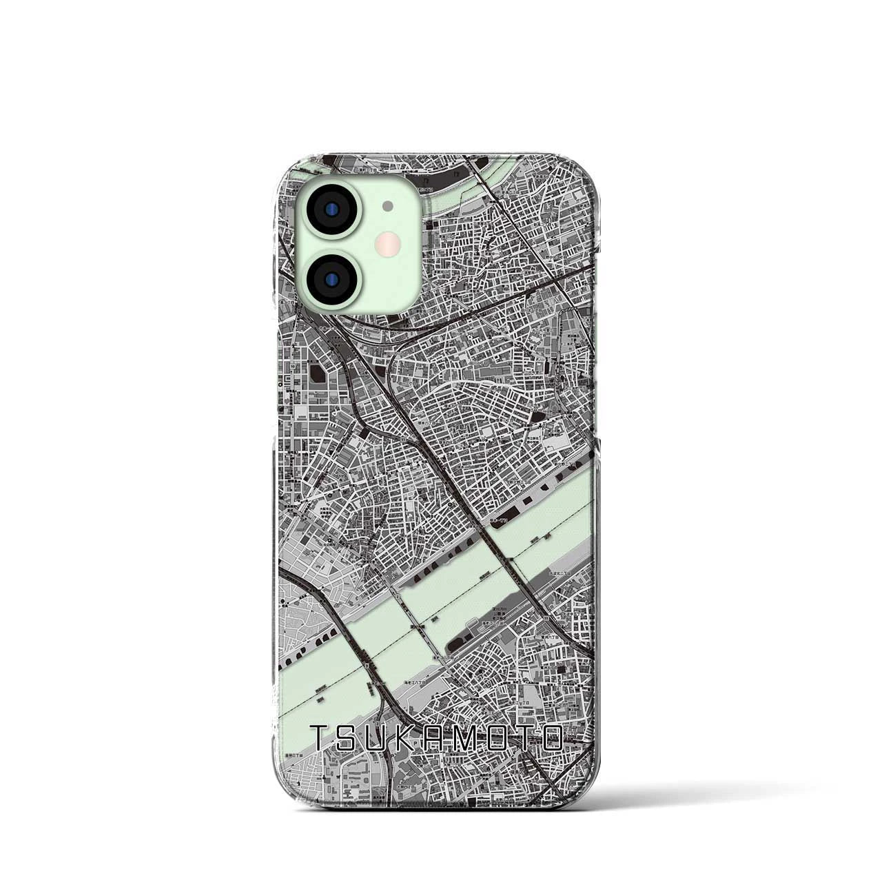 【塚本(大阪府)】地図柄iPhoneケース(クリアタイプ)