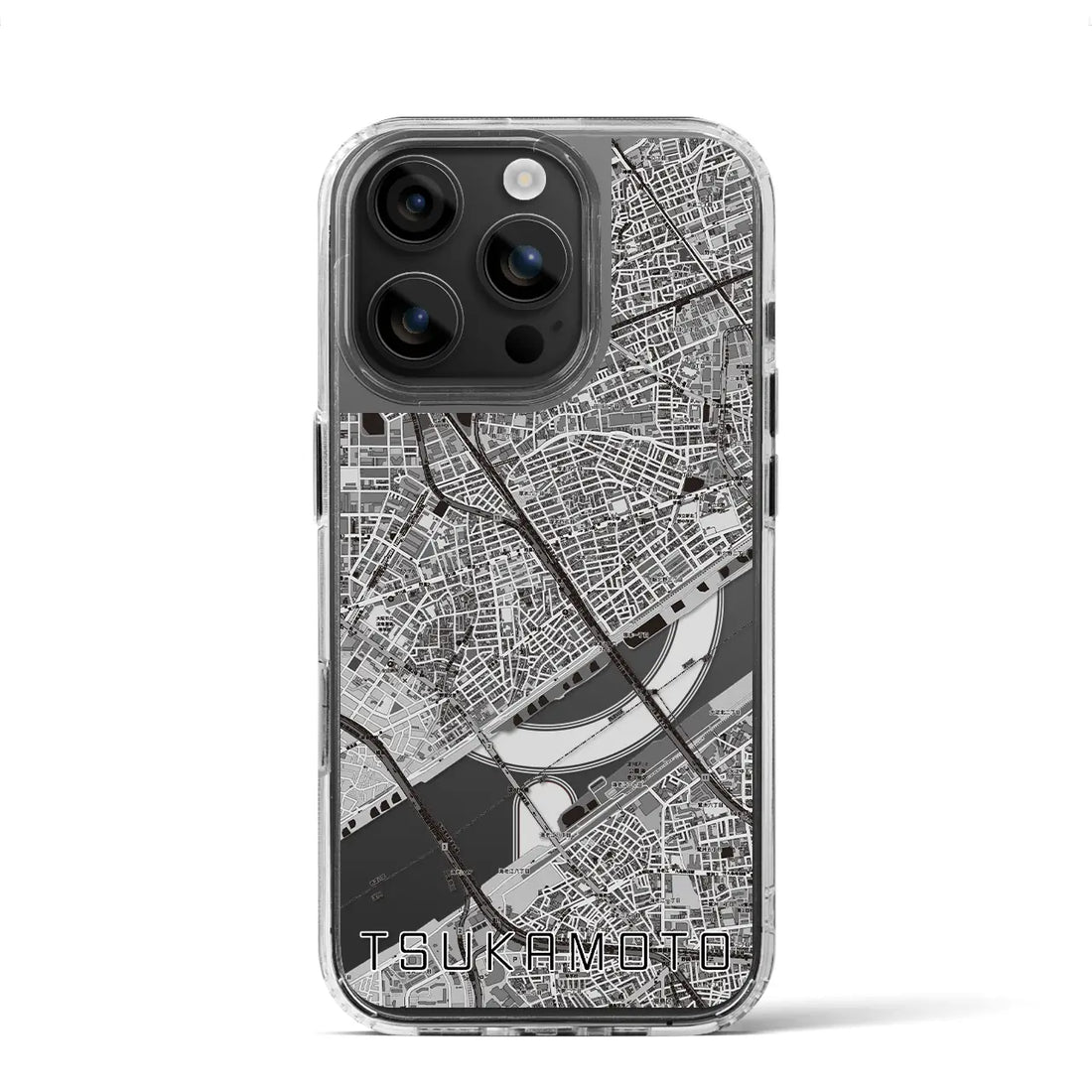 【塚本(大阪府)】地図柄iPhoneケース(MagSafeタイプ)