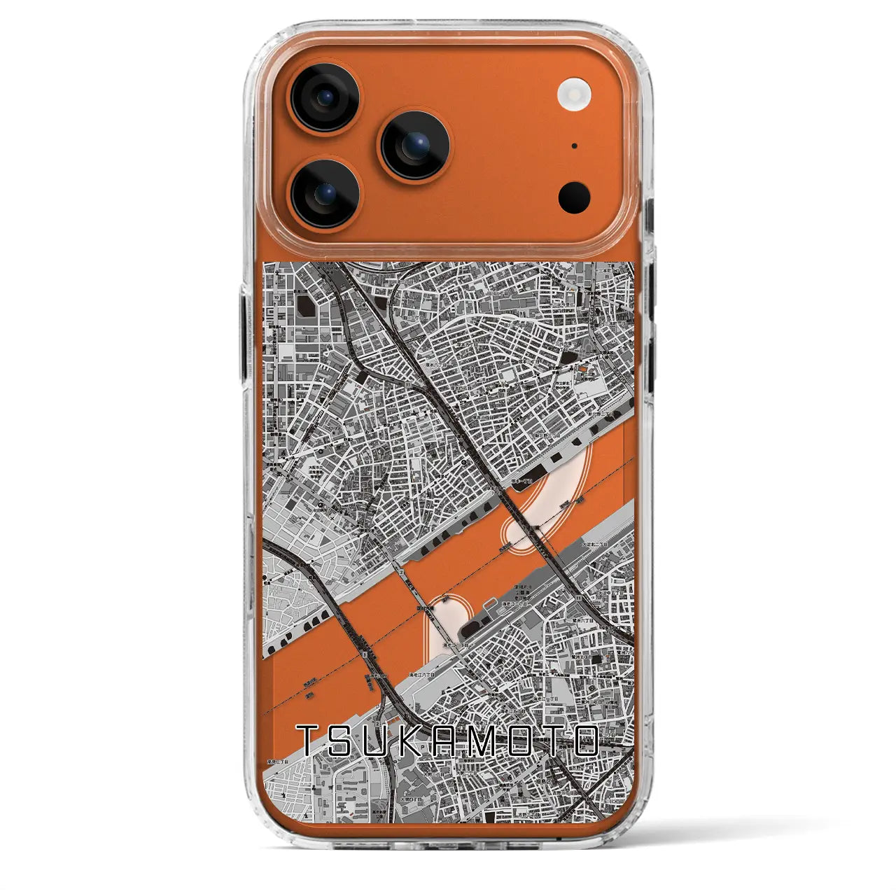 【塚本(大阪府)】地図柄iPhoneケース(MagSafeタイプ)