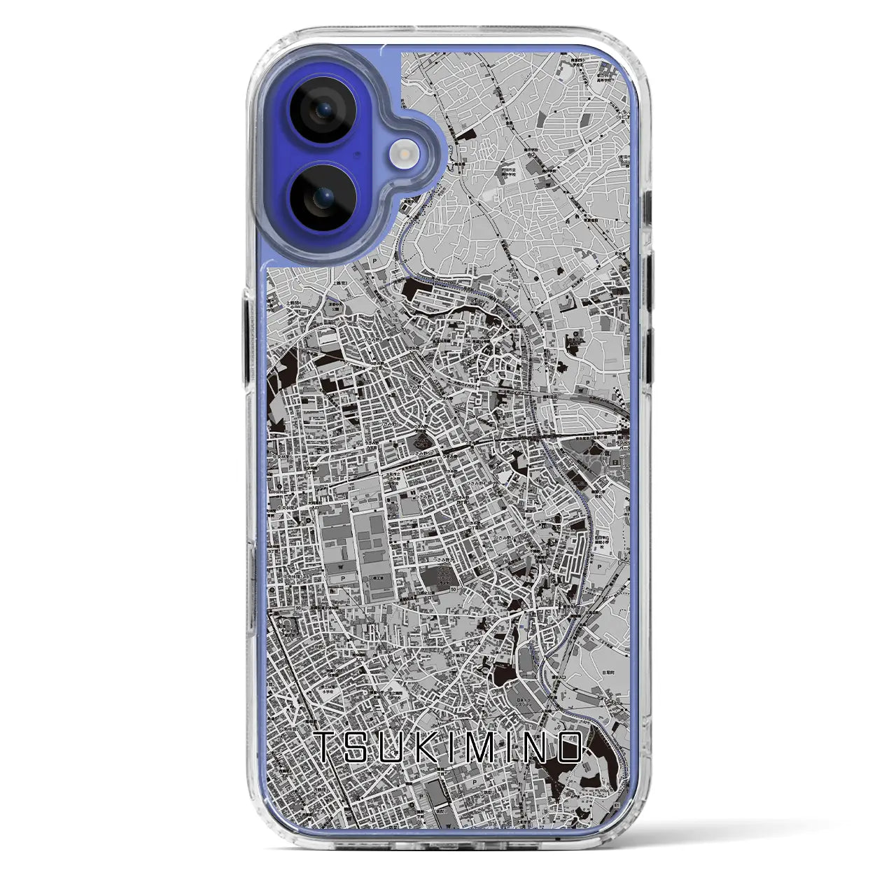 【つきみ野(神奈川県)】地図柄iPhoneケース(MagSafeタイプ)