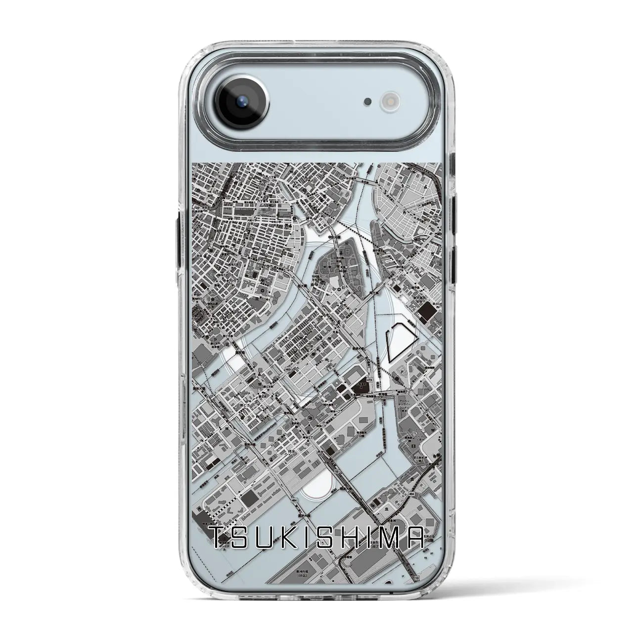 【月島(東京都)】地図柄iPhoneケース(MagSafeタイプ)