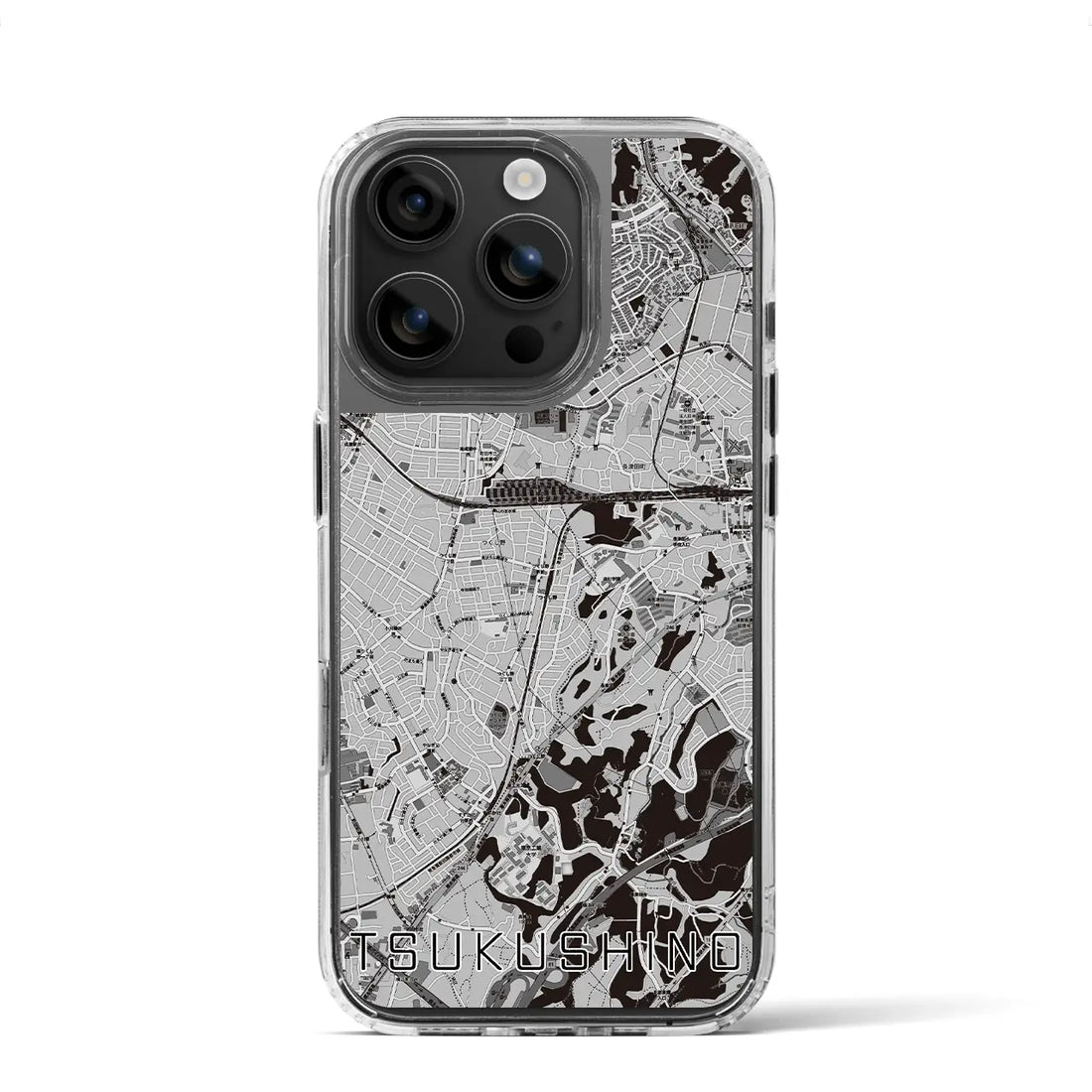 【つくし野(東京都)】地図柄iPhoneケース(MagSafeタイプ)