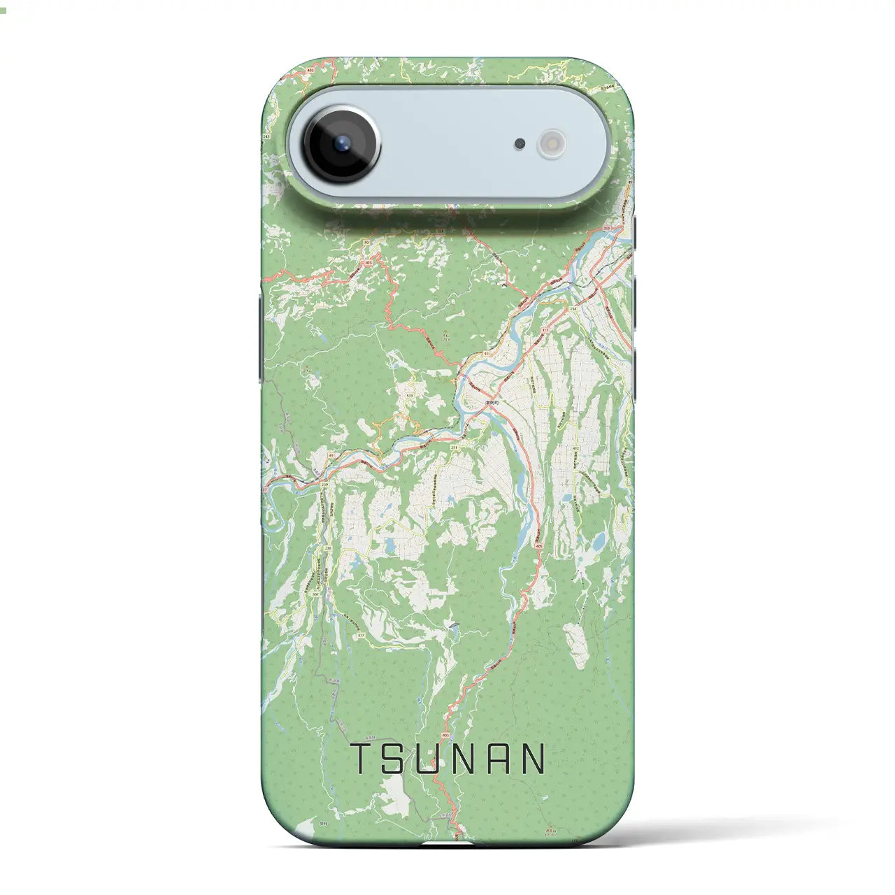 【津南(新潟県)】地図柄iPhoneケース(バックカバータイプ)ナチュラル・iPhone 17 Pro Max 用