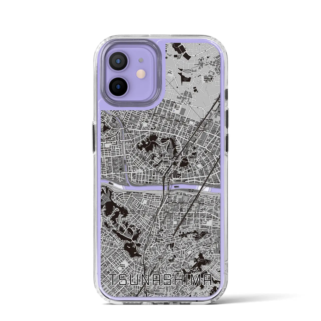 【綱島(神奈川県)】地図柄iPhoneケース(MagSafeタイプ)