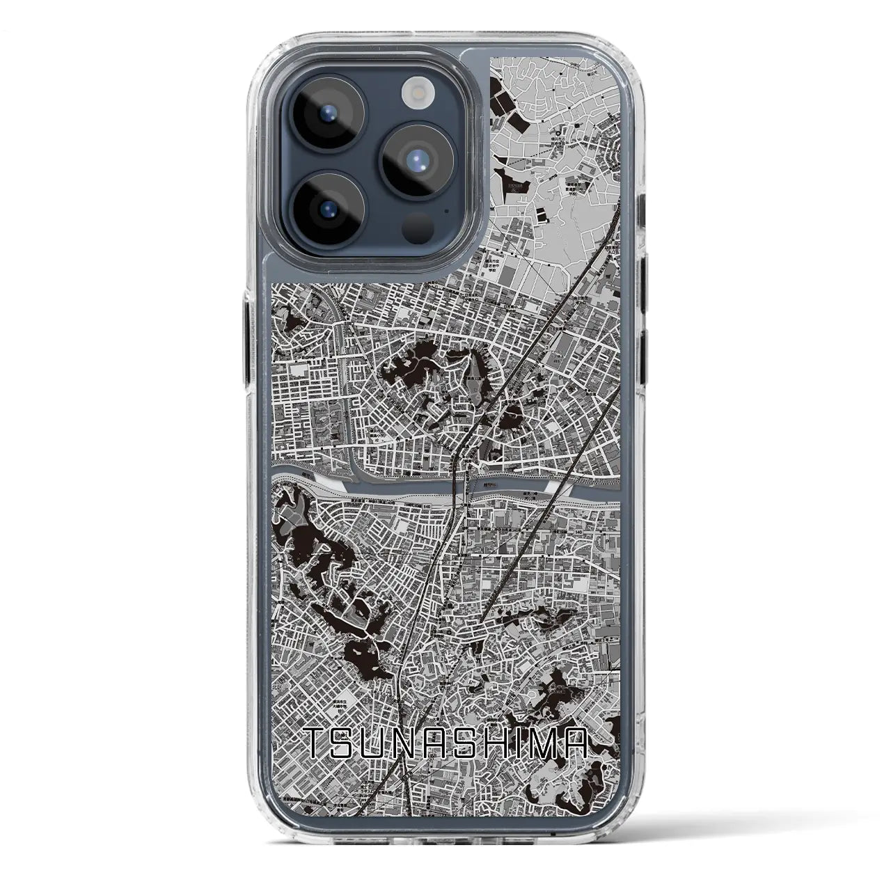【綱島(神奈川県)】地図柄iPhoneケース(MagSafeタイプ)
