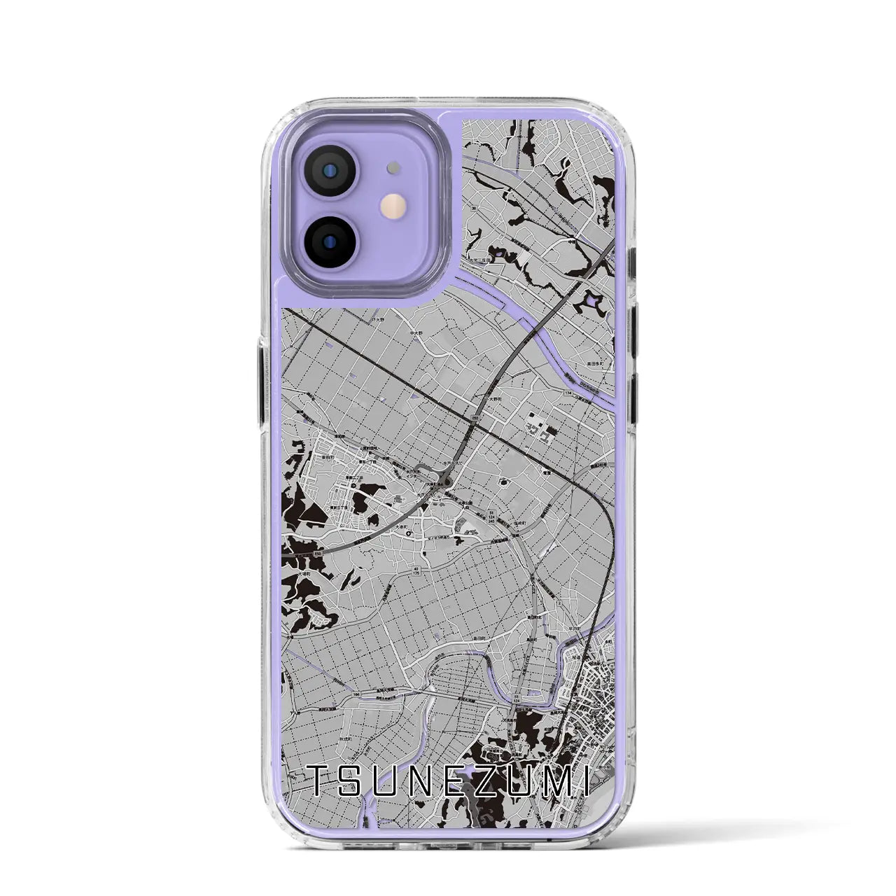 【常澄(茨城県)】地図柄iPhoneケース(MagSafeタイプ)