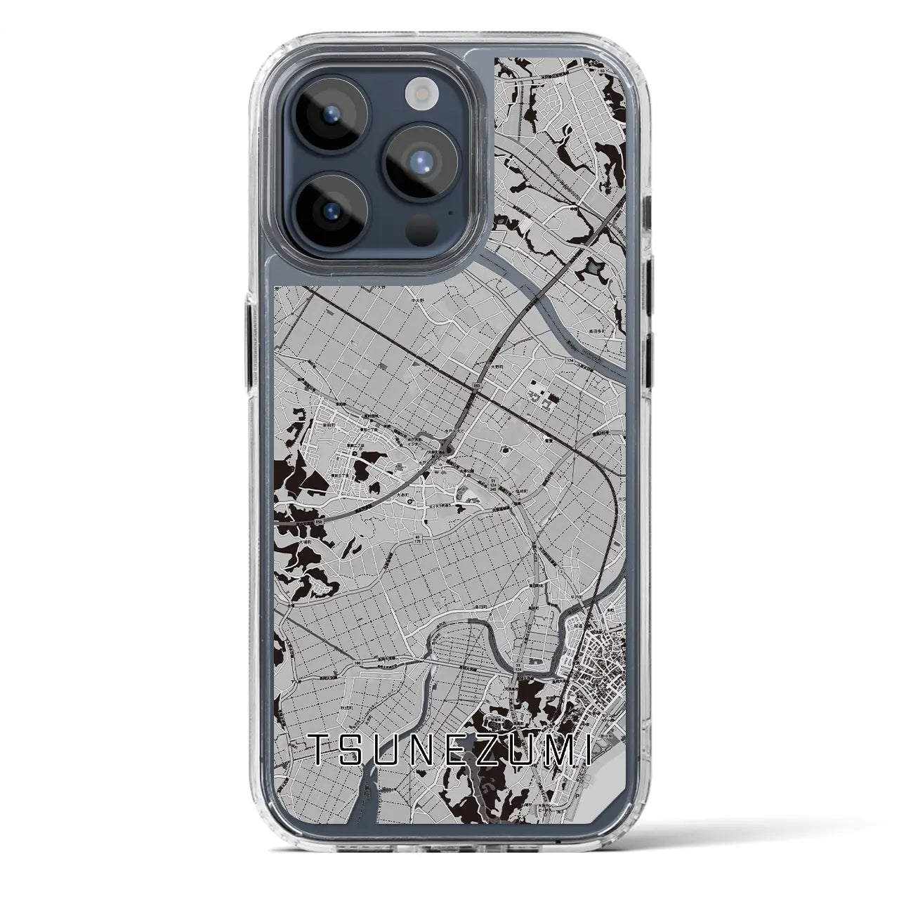 【常澄(茨城県)】地図柄iPhoneケース(MagSafeタイプ)