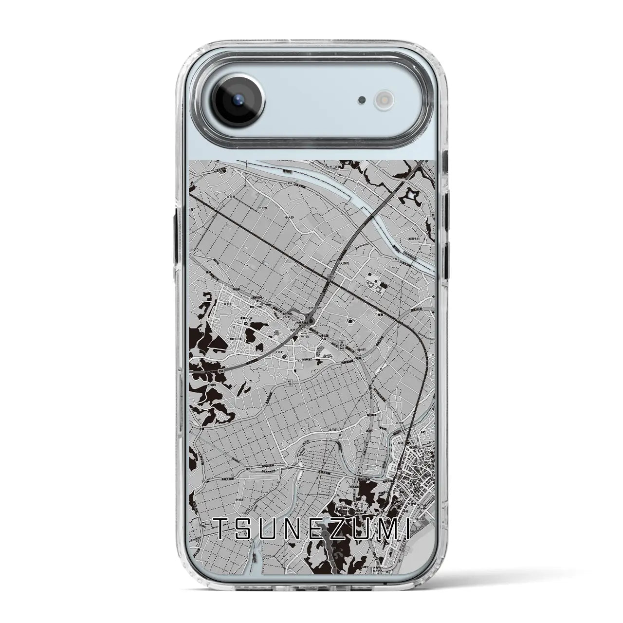 【常澄(茨城県)】地図柄iPhoneケース(MagSafeタイプ)