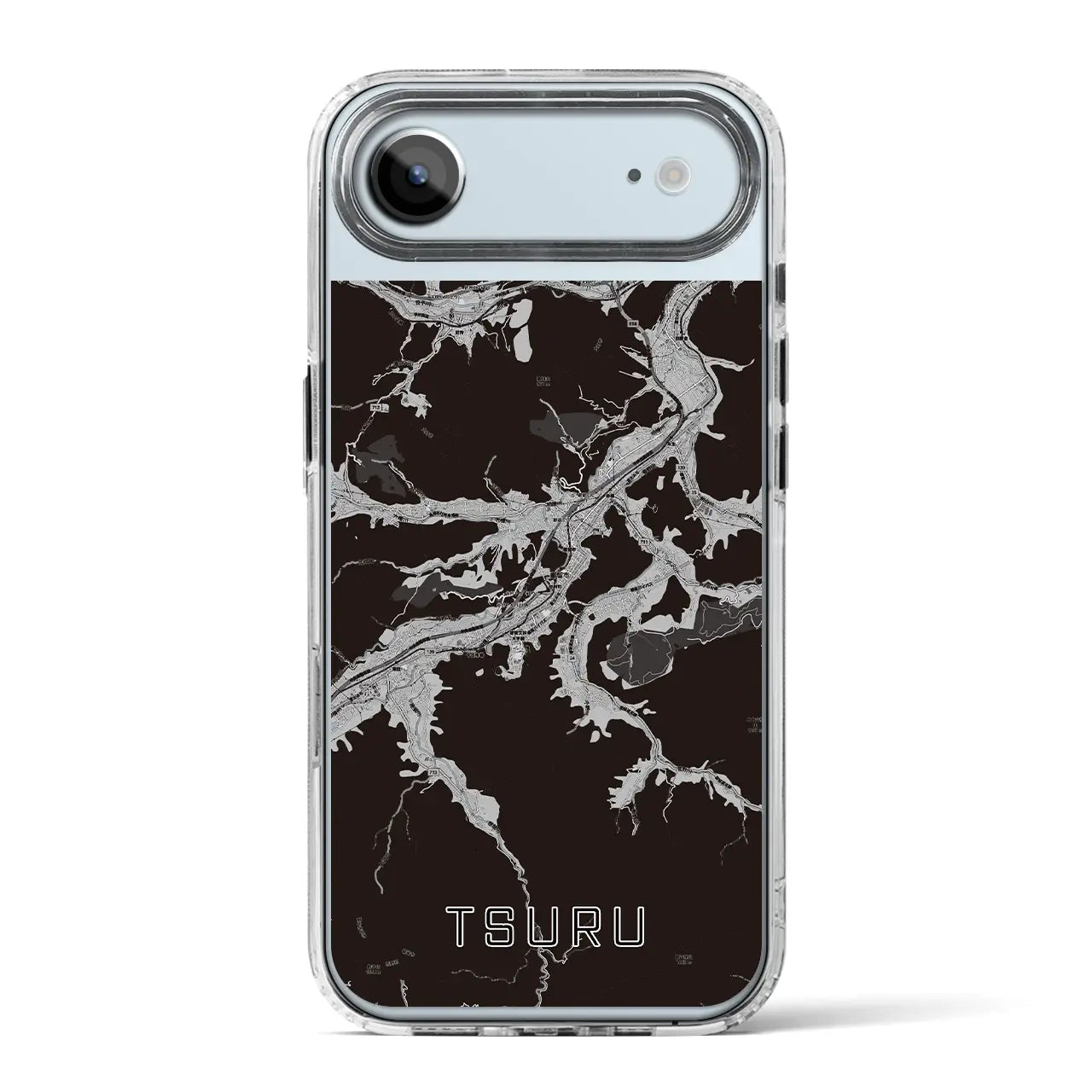 【都留(山梨県)】地図柄iPhoneケース(MagSafeタイプ)