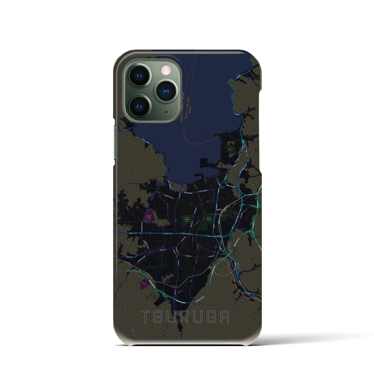 【敦賀(福井県)】地図柄iPhoneケース(バックカバータイプ)