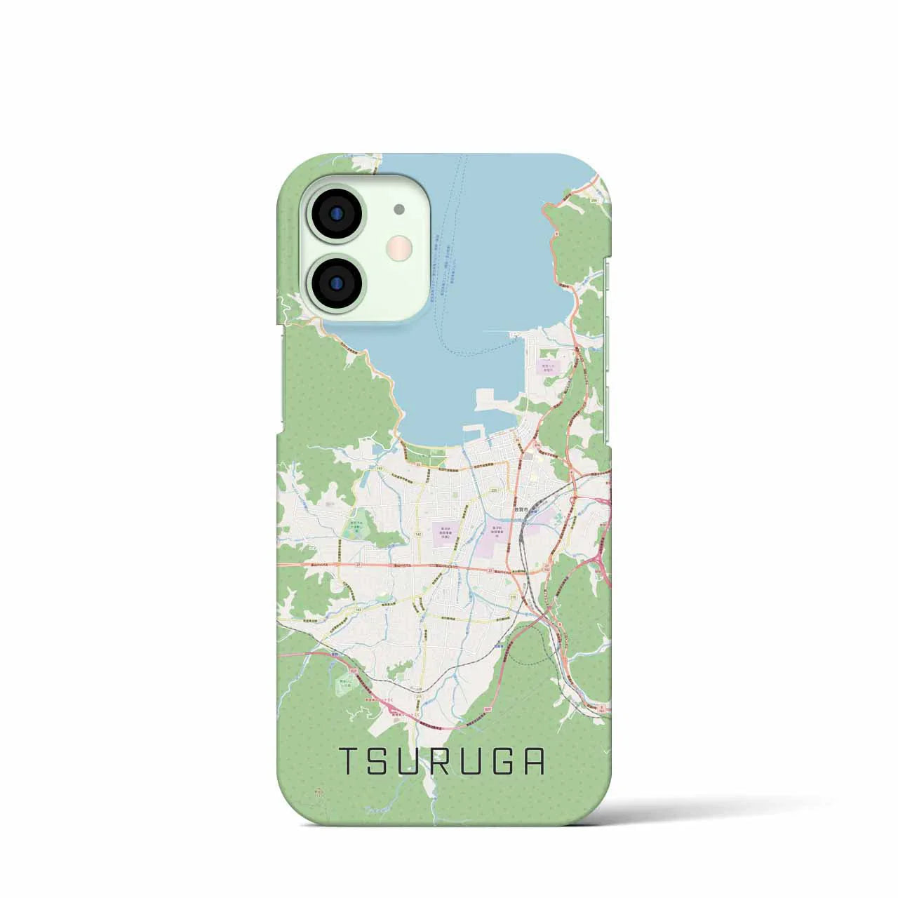 【敦賀(福井県)】地図柄iPhoneケース(バックカバータイプ)