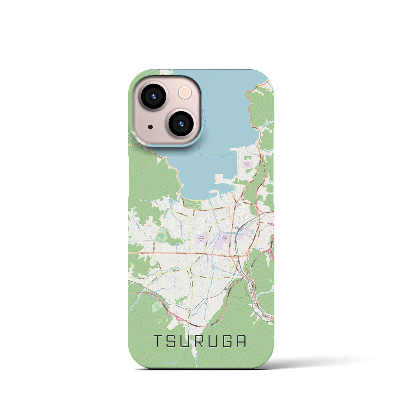 【敦賀(福井県)】地図柄iPhoneケース(バックカバータイプ)