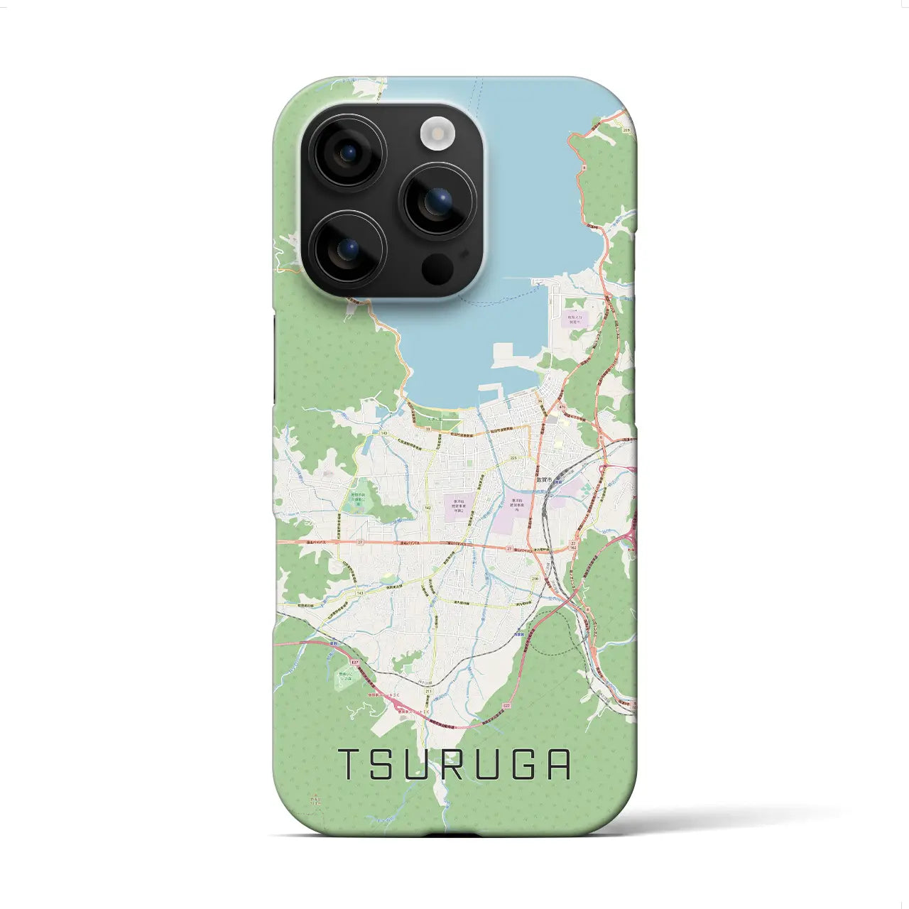 【敦賀(福井県)】地図柄iPhoneケース(バックカバータイプ)